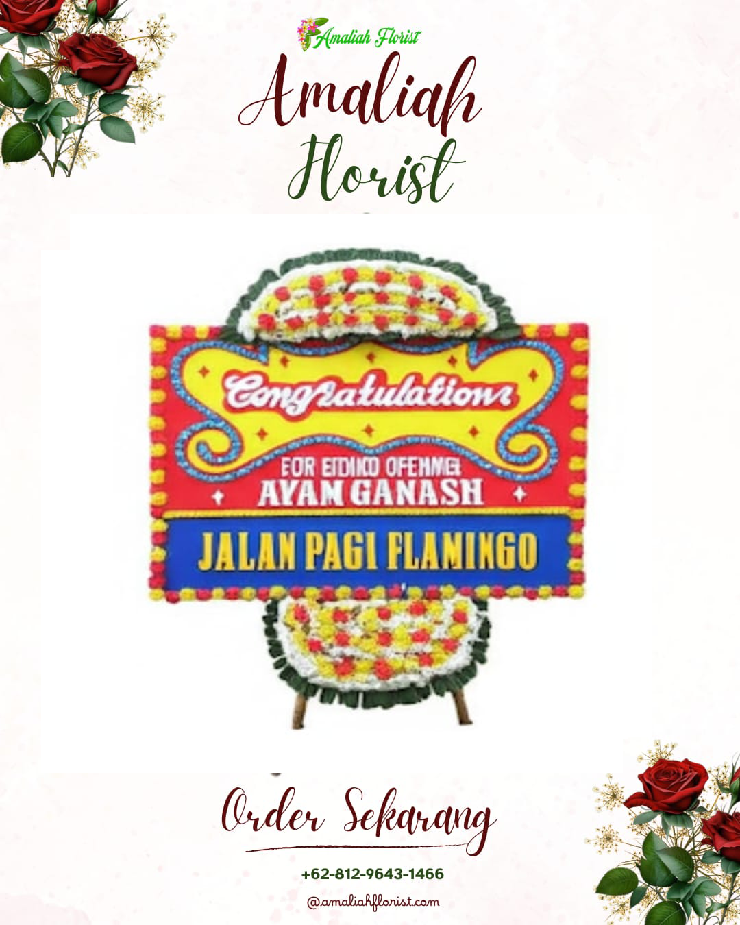 Sewa Papan Bunga Pontianak Kota